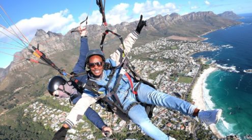 flight with Cape Town Tandem Paragliding