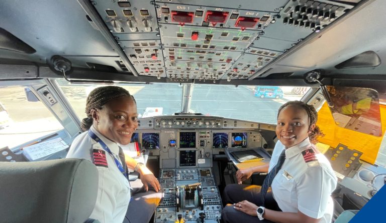 South african airways female pilots