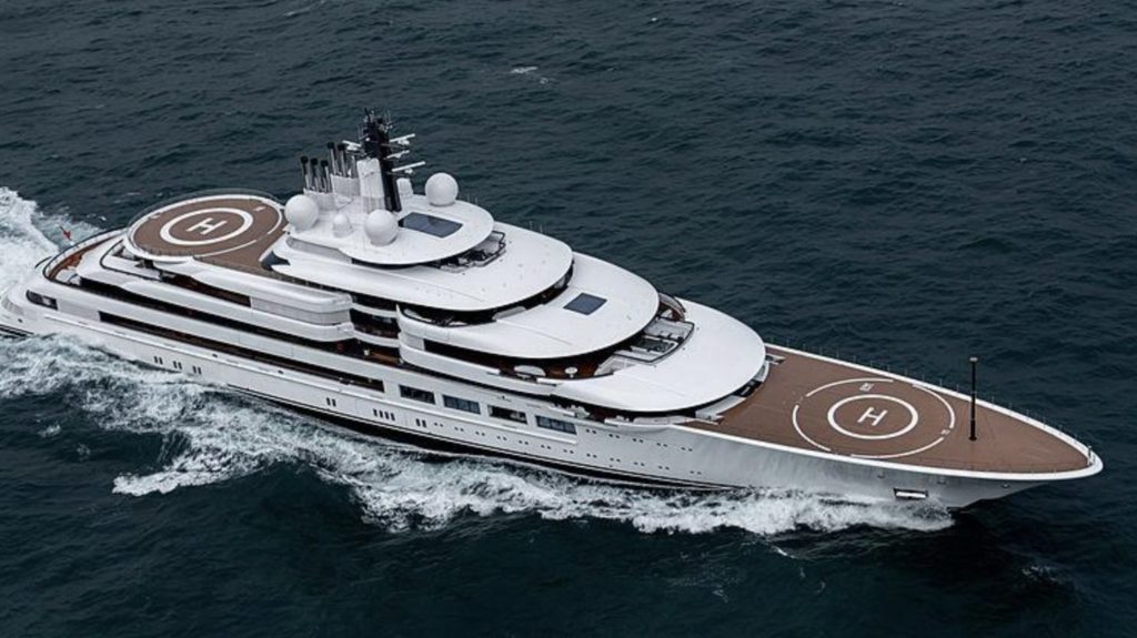 oligarch yacht in cabo