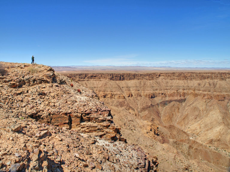 trekking in Namibia