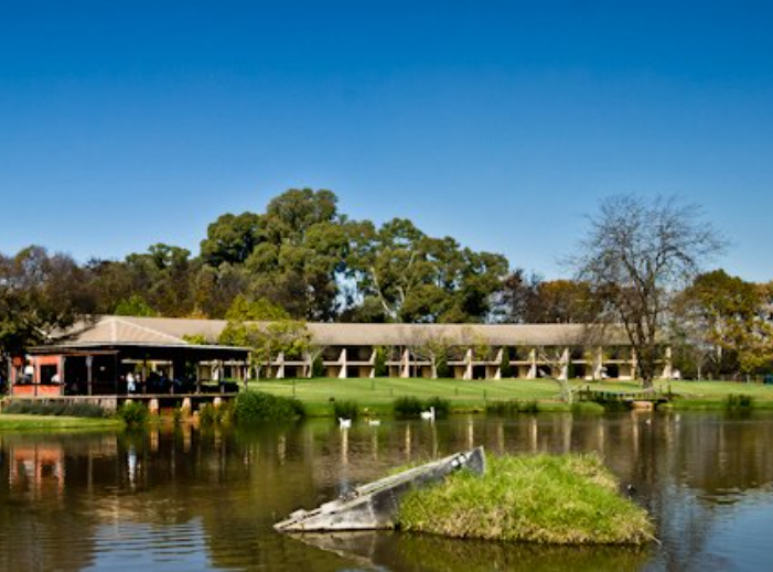 An outside view of the African Pride Irene Country Lodge 