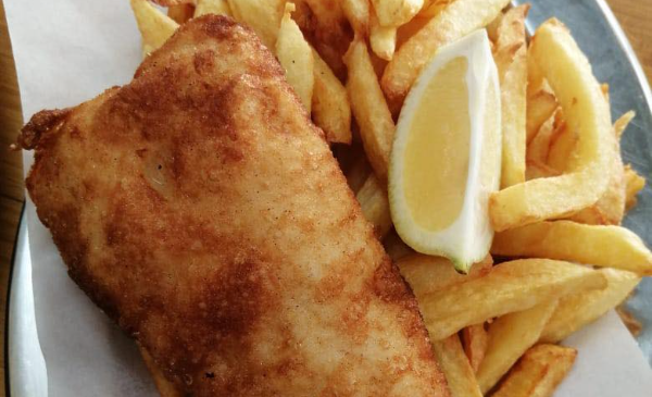 Crispy fish and chips - must try food in cape town