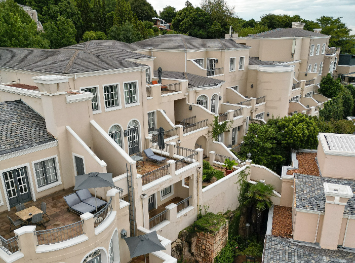 An arial view of the Four Seasons Hotel The Westcliff Johannesburg