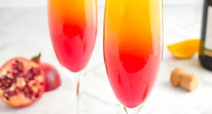 Virgin Sunrise Cocktail.