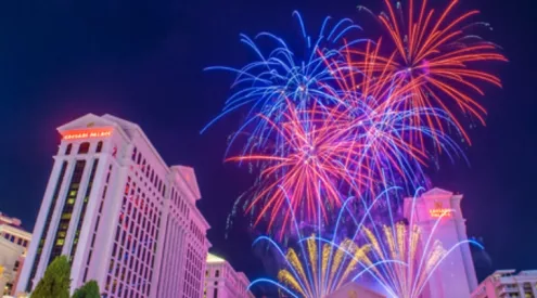 Fireworks in Las Vegas