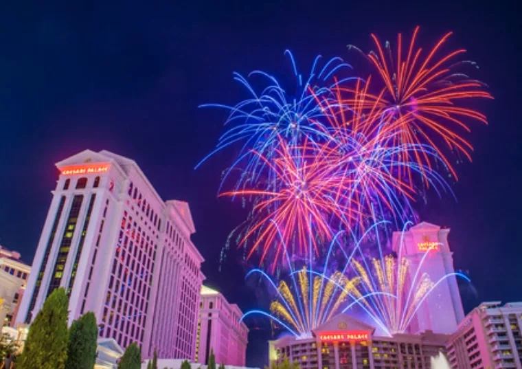 Fireworks in Las Vegas
