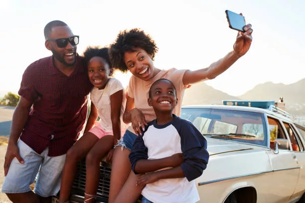 Family on roadtrip