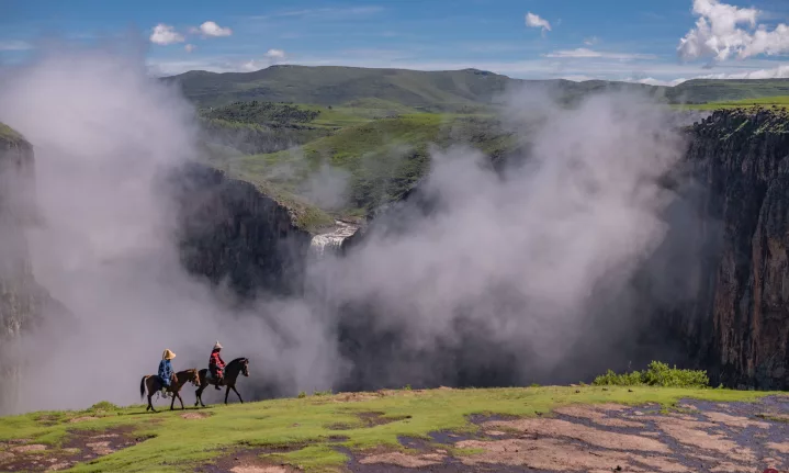 Abseiling Adventure At Semonkong Lodge