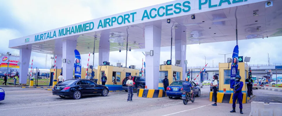 Nigeria airport tollgate, Lagos airport traffic queues, Abuja airport entrance system, FAAN gold card payment, African airport infrastructure upgrade, airport digital payment system Africa, Lagos travel congestion, Abuja airport access lanes, smart transport Nigeria, Getaway Magazine