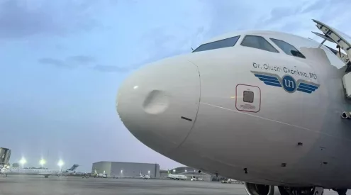 United Nigeria Airlines bird strike, Abuja airport aircraft incident, Kano to Abuja flight, CRJ 900 Nigeria, Nigeria domestic airline delays, aviation safety Nigeria, airport wildlife hazard, bird strike landing Abuja, Nigerian travel disruption, Abuja aviation news, Getaway Magazine