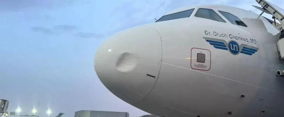 United Nigeria Airlines bird strike, Abuja airport aircraft incident, Kano to Abuja flight, CRJ 900 Nigeria, Nigeria domestic airline delays, aviation safety Nigeria, airport wildlife hazard, bird strike landing Abuja, Nigerian travel disruption, Abuja aviation news, Getaway Magazine