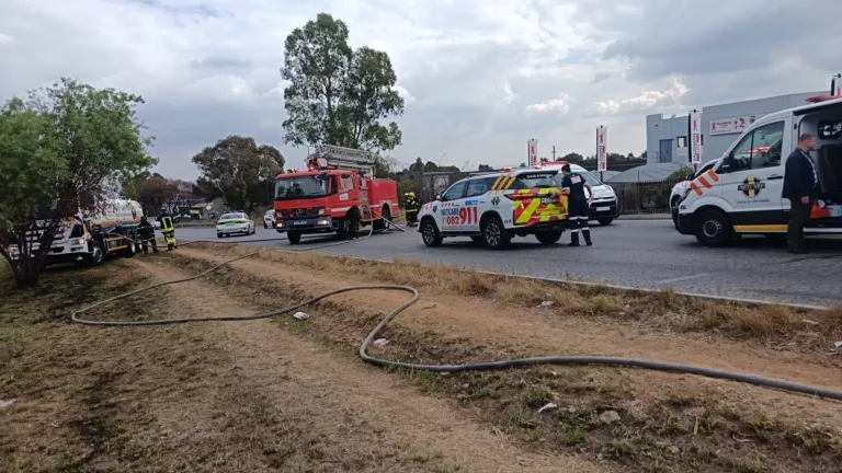 light aircraft crash Midrand