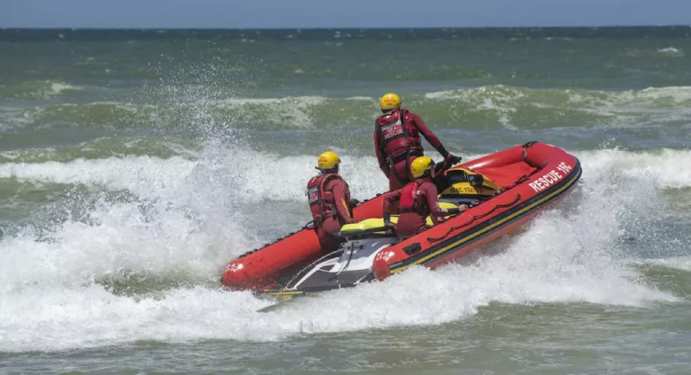 German tourist rescued