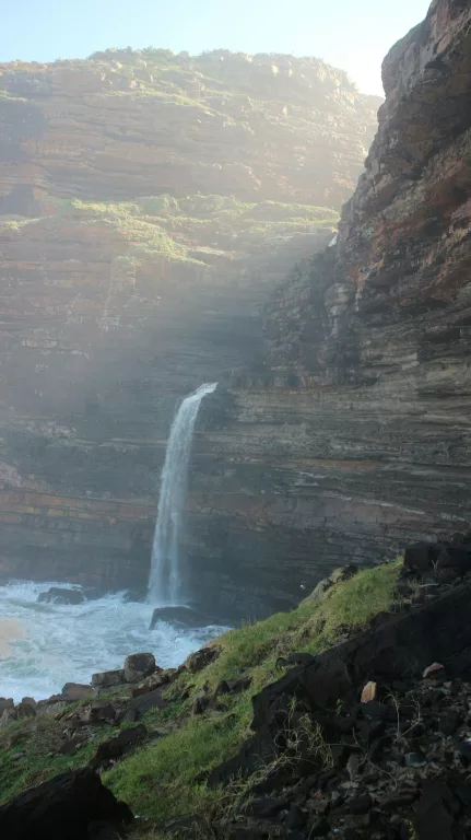 waterfall bluff