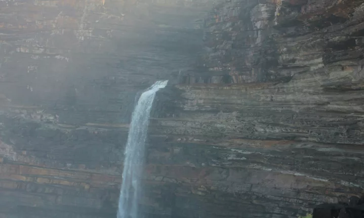 waterfall bluff