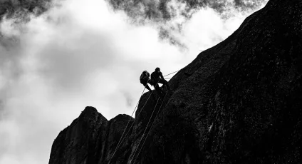 abseiling
