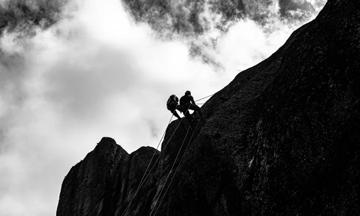 abseiling