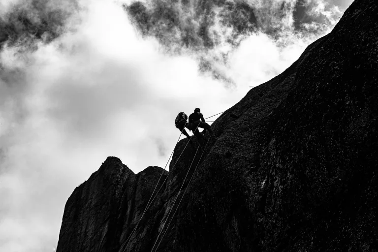 abseiling